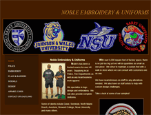 Tablet Screenshot of nobleembroidery.com